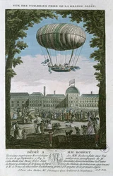 Le Troisième Vol de Nicholas Robert (1761-1828) et de son frère depuis les Tuileries, 19 septembre 1784